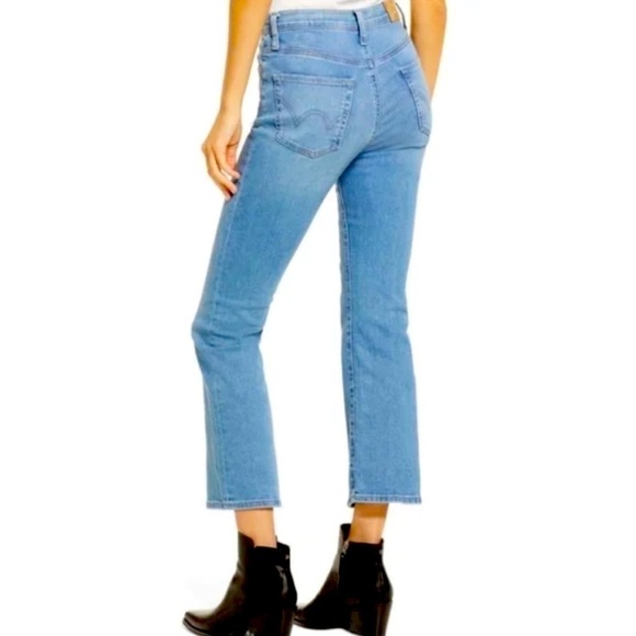 Anthropologie Edwin Cassia Mini Boot Cropped Jeans 28 - Picture 2 of 16